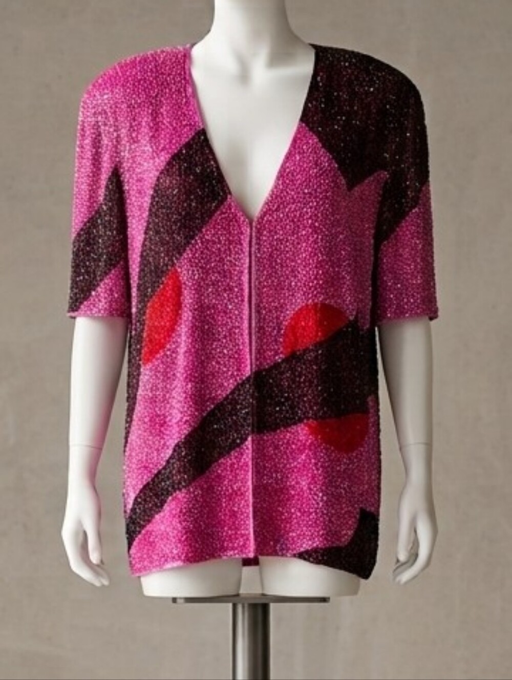 Vintage Frank Usher Hand-Beaded Jacket